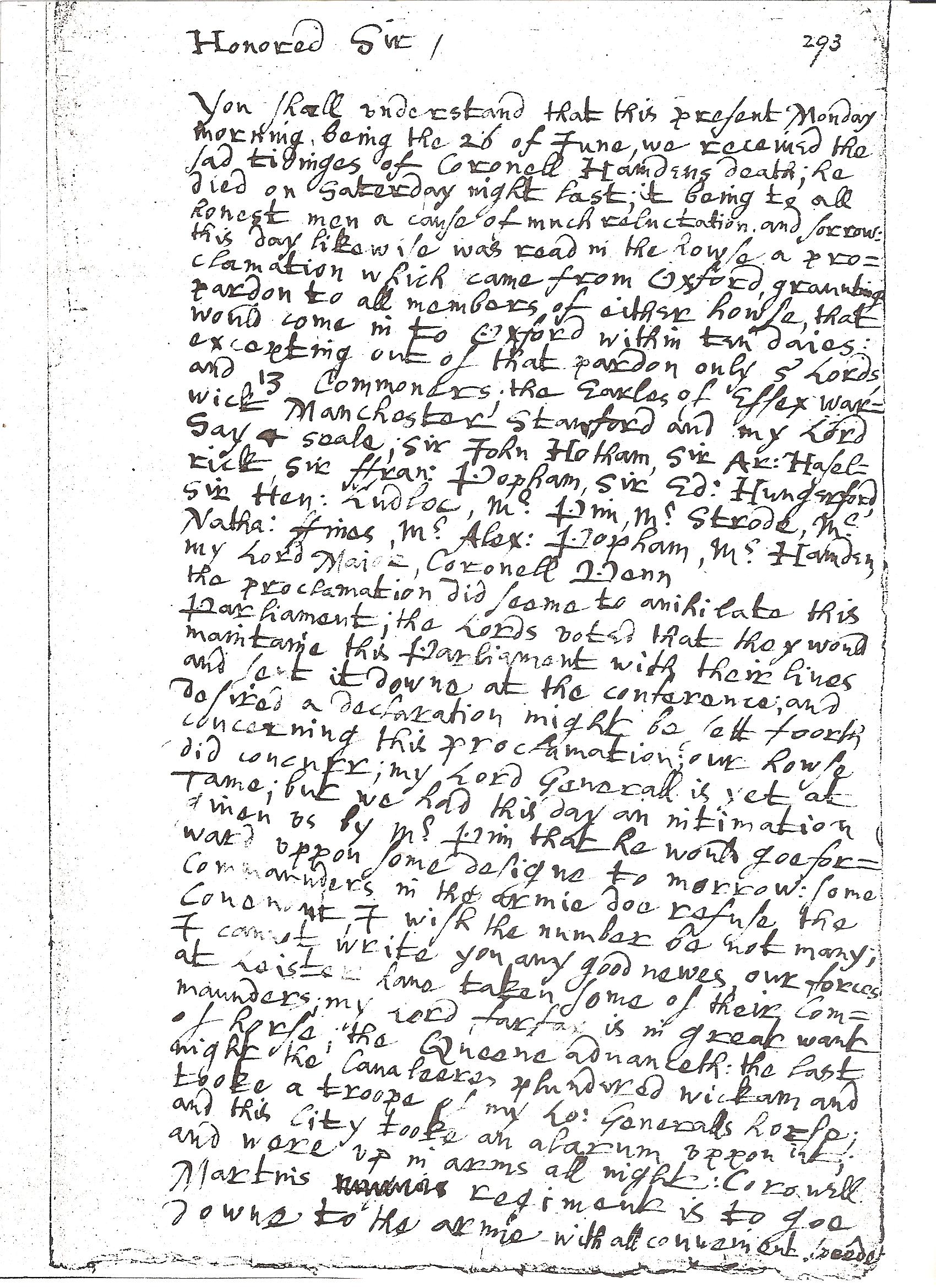 Goodwin's Letter