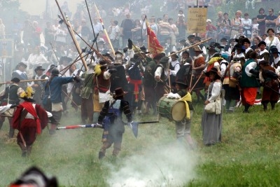 Through the smoke at canelli